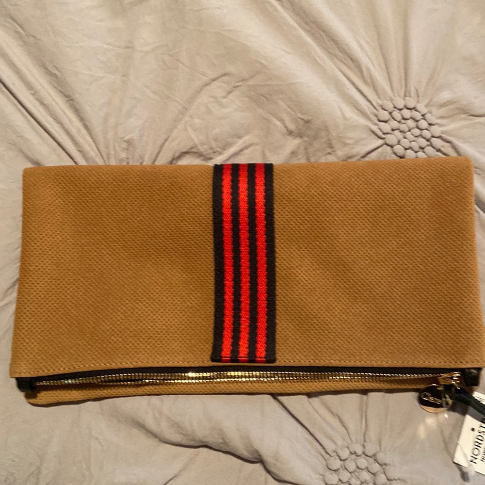 Clare V Perforated Suede Clutch - NWT!